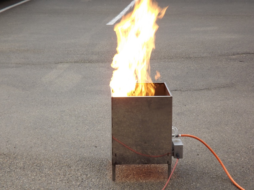 Acier inoxydable - Bac à feu brûlant, baril de combustion